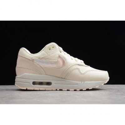 Nike Bayan Air Max 1 Jewel Swoosh Pale Ivory Beyaz Koşu Ayakkabısı Türkiye - 6354C5IL